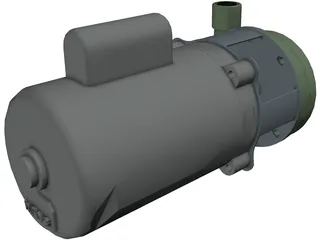 Electric Pump 3D Model preview