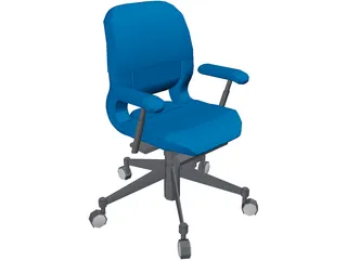 Office Chair 3D Model preview