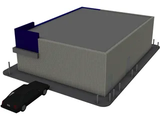 Convenience Store 3D Model preview