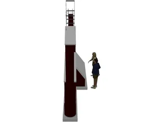 Mining Monument 3D Model preview