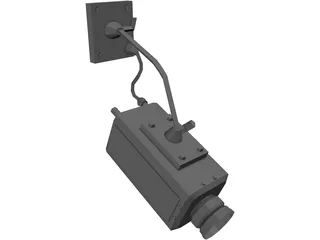Video Security Camera 3D Model preview