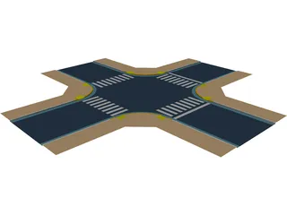 City Junction 3D Model preview