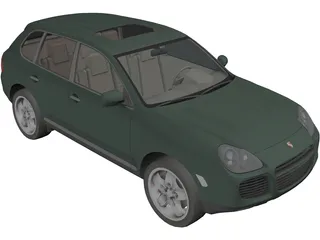 Porsche Cayenne Turbo (2005) 3D Model preview
