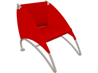Chair Ascari 3D Model preview