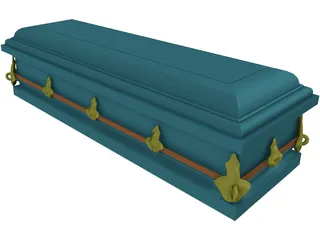 Coffin 3D Model preview