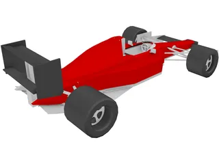 Race Car 3D Model preview