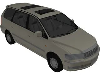 Mitsubishi Chariot Grandis (1997) 3D Model preview