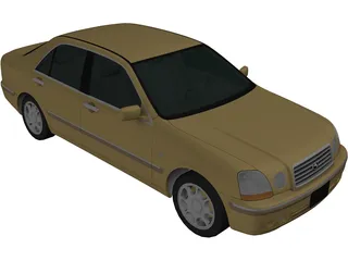 Toyota Progres (2001) 3D Model preview