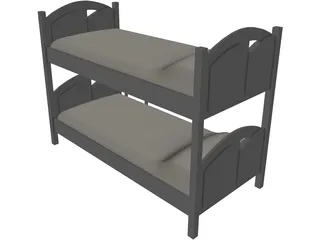 Bed 3D Model preview