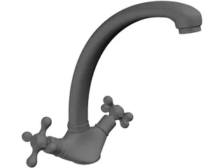 Faucet 3D Model preview