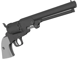 Colt Army 3D Model preview