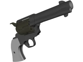 Colt Peacemaker 3D Model preview