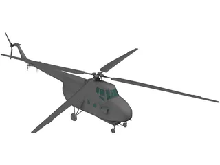 Mil Mi-4 3D Model preview