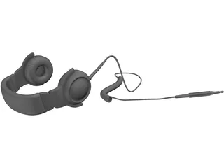 Headphones 3D Model preview