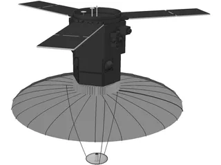 Spy Satellite 3D Model preview