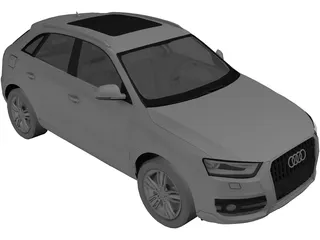 Audi Q3 3D Model preview