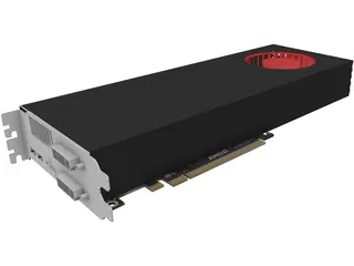 AMD Radeon 6970 3D Model preview