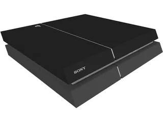 Sony PlayStation 4 (PS4) 3D Model preview