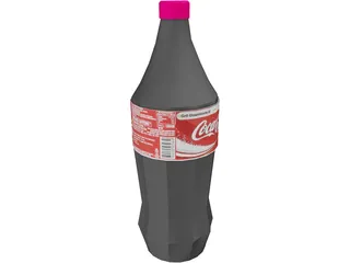 Coca Cola Bottle 3D Model preview