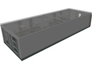 Hospital Recovery Room 3D Model preview