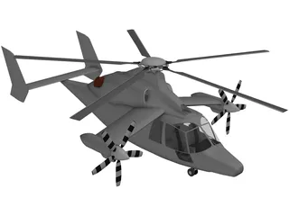 Eurocopter X3 3D Model preview