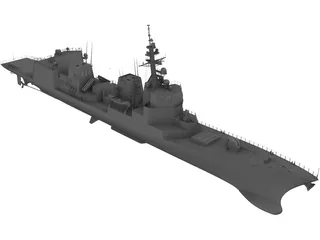 Akizuki-class Destroyer (2010) 3D Model preview