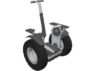 Segway X2 3D Model preview