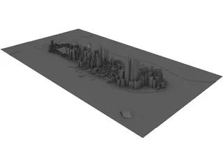 New York City 3D Model preview