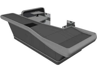 Hypermarket Checkout 3D Model preview