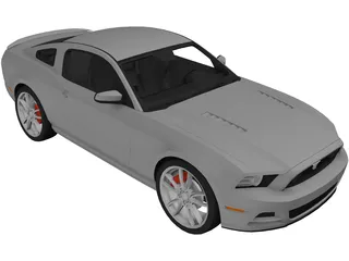 Ford Mustang 3D Model preview