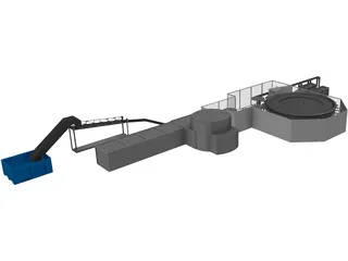 Mineral Water Filling Machine 3D Model preview