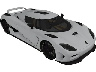 Koenigsegg Agera 3D Model preview