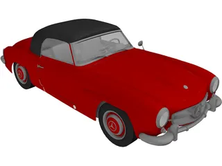 Mercedes-Benz 190SL (1955) 3D Model preview