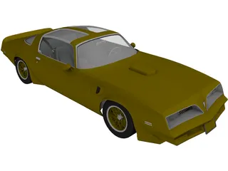 Pontiac Trans Am (1977) 3D Model preview