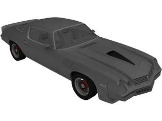 Chevrolet Camaro Z28 (1979) 3D Model preview