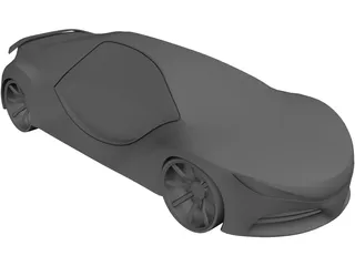 Z02 Concept Car 3D Model preview