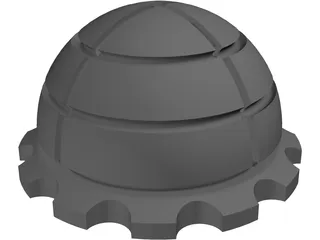 Hip Cotilar Charnley Prosthesis 3D Model preview