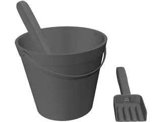 Bucket 3D Model preview