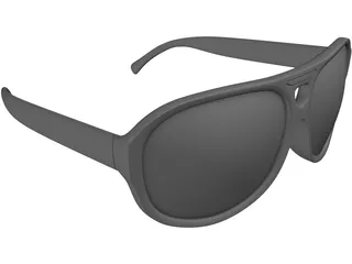 Polaroid Sunglasses 3D Model preview