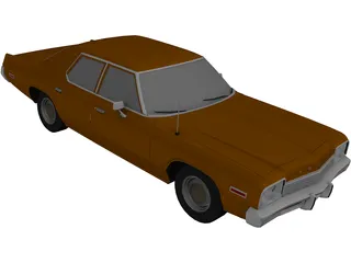 Dodge Monaco (1974) 3D Model preview