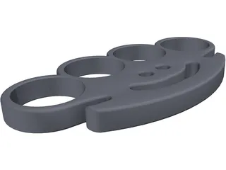 Knuckles 3D Model preview
