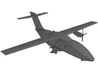 Evektor EV-55 Outback 3D Model preview