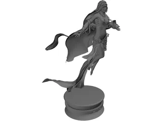 Diosa Figure 3D Model preview