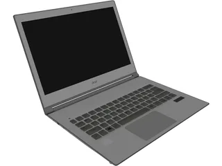 Acer Aspire S7 Notebook 3D Model preview
