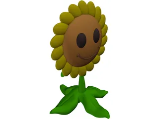 Sunflower 3D Model preview