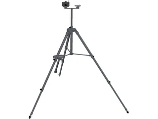 Camera Tripod 3D Model preview