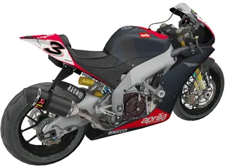 Aprilia RSV4 3D Model preview