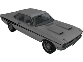 Dodge Demon 3D Model preview