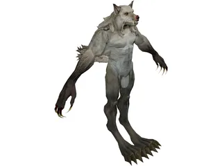 Werewolf 3D Model preview
