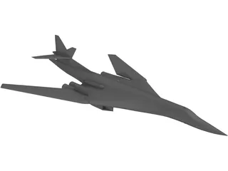 Tupolev Tu-160 3D Model preview